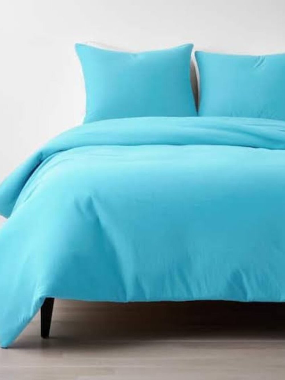 The Company Store King Fitted 100% Cotton Jersey Knit Sheet + 2 Pillowcases